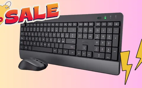 Set da scrivania con Tastiera e Mouse Wireless Trust a soli 26€ (-33% su Amazon)
