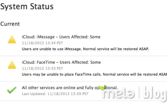 Apple riconosce i problemi di FaceTime e iMessage