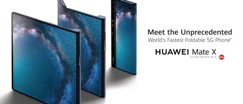 MWC 2019: Mate X, smartphone pieghevole di Huawei