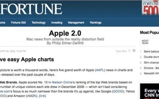 Fortune: Apple gode di ottima salute