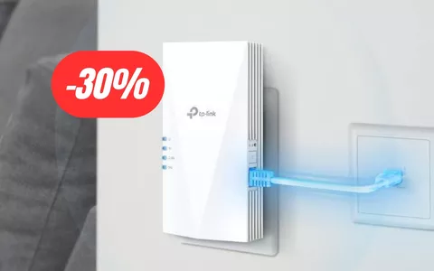 Rete WiFi potenziata con il ripetitore TP-Link al 30% di sconto su Amazon