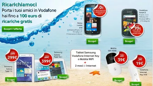 Vodafone: al via le nuove promozioni estive