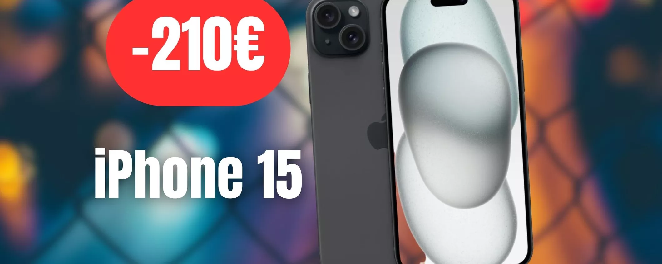 FOLLIA AMAZON: il costo di iPhone 15 CROLLA di 210€ su Amazon