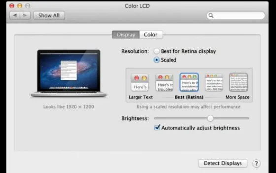Le prime recensioni sul display Retina dei MacBook Pro