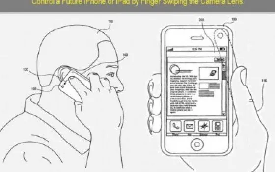 Apple brevetta un sistema per controllare l'iPhone sfiorando la fotocamera