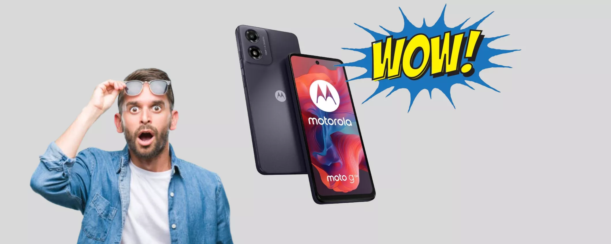 Motorola moto g04 al PREZZO MINIMO STORICO: occasione UNICA su Amazon