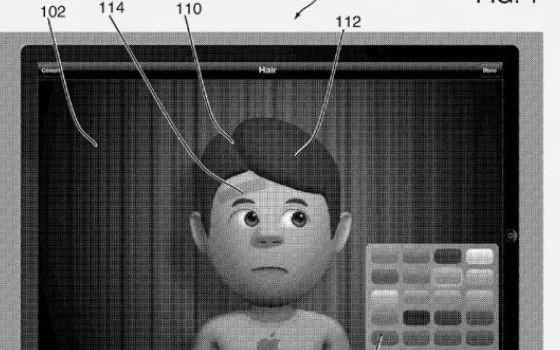 Apple mostra un avatar 3D nel brevetto di un'app