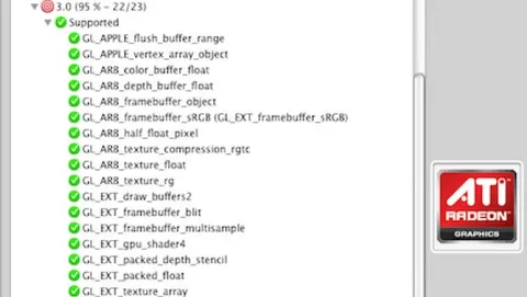 Mac OS X 10.6.3 introduce il supporto a OpenGL 3.0