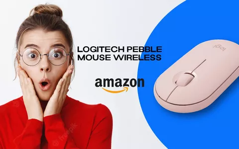 Logitech Pebble, mouse wireless silenzioso e preciso: SCONTO 40%