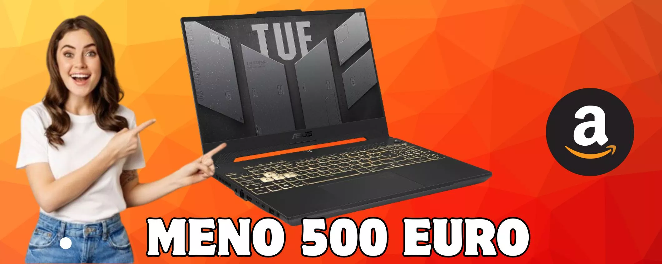 ASUS TUF Gaming: questo portatile gaming è una bomba! Lo sconto è ESAGERATO!