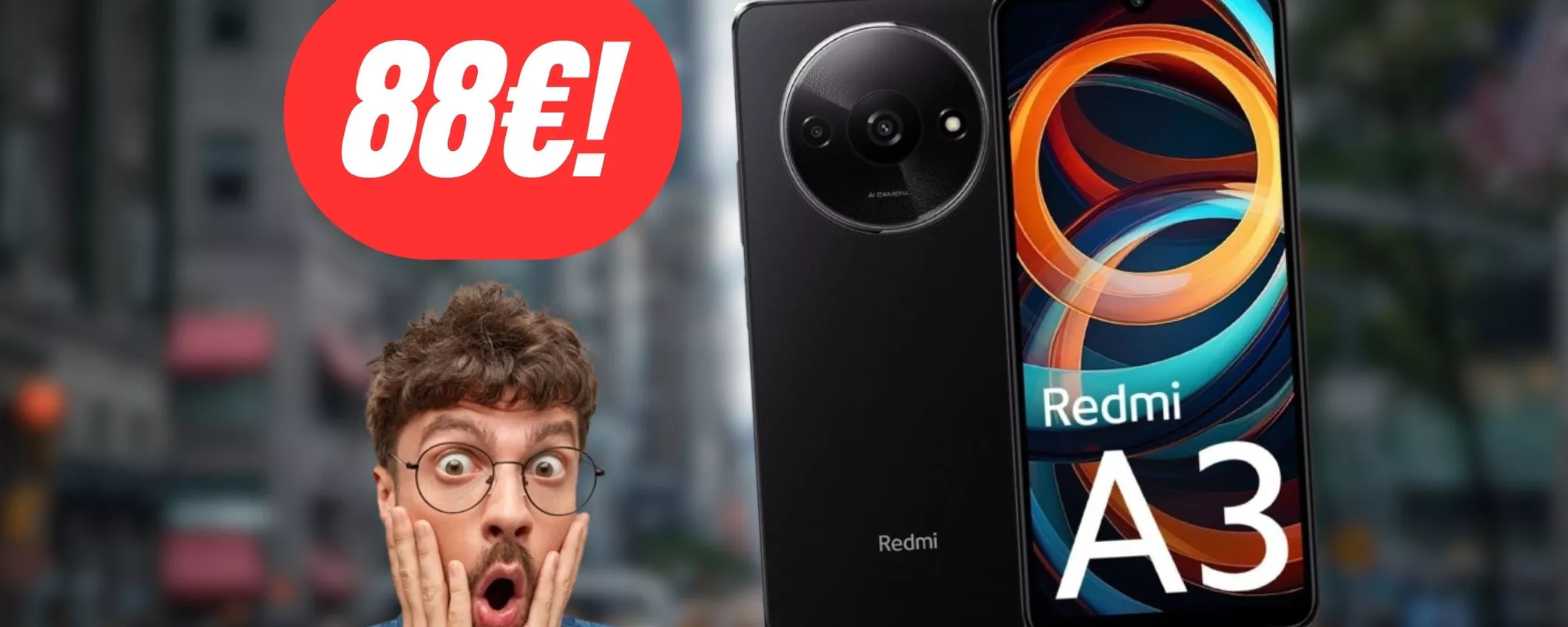 Xiaomi Redmi A3 costa pochissimo su eBay: IN PROMO ad 88€