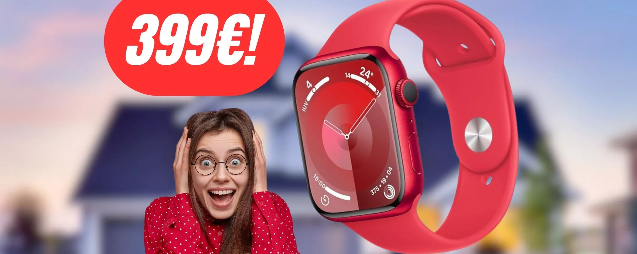 Apple Watch di colore rosso a 399€ su Amazon: OFFERTA TOP