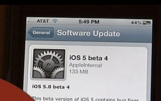 Apple rilascia iOS 5 beta 4 direttamente over the air