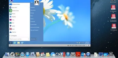 Parallels Desktop 9 aggiunge il menu Start a Windows 8