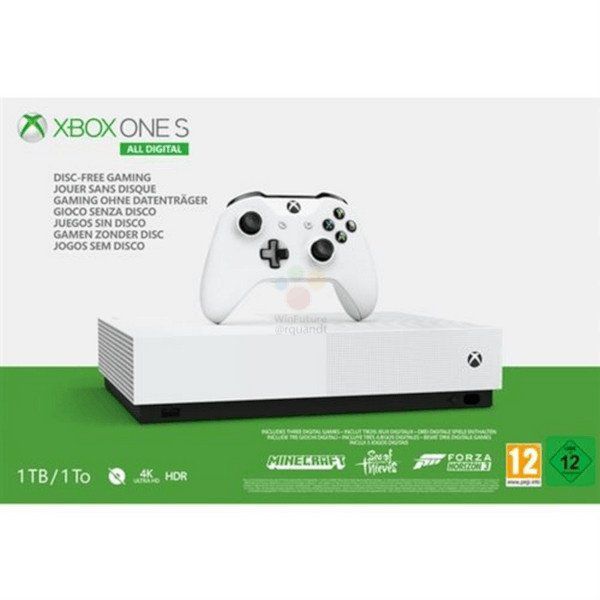 Microsoft Xbox One S All Digital