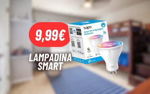 Lampadina smart TP-Link a 9,99€: OFFERTA CLAMOROSA