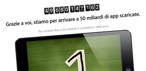 App Store, vicini i 50 miliardi di download