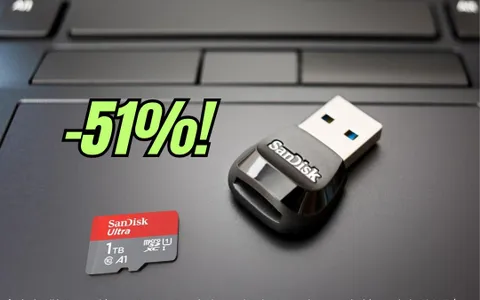 microSD da 1TB con adattatore al 51% di sconto su Amazon
