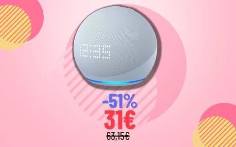 CROLLA DEL 50%: Echo Dot con orologio al minimo storico su Amazon!