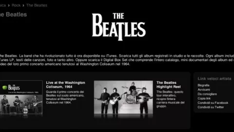 I Beatles arrivano su iTunes Store