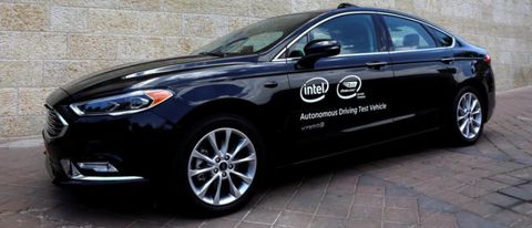 Intel testa le sue auto autonome a Gerusalemme