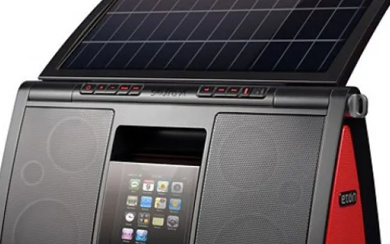 Eton annuncia Soulra XL: le casse per iPod/iPhone ad energia solare