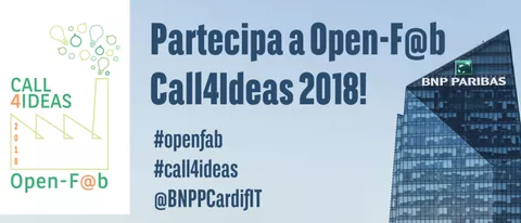 Parte la quinta edizione di Open-F@b Call4Ideas