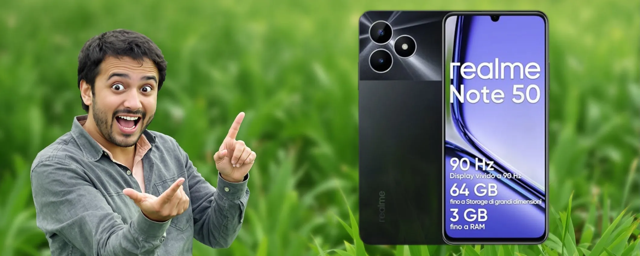 Offerta schock: lo smartphone Realme Note 50 oggi è tuo a meno di 70€!