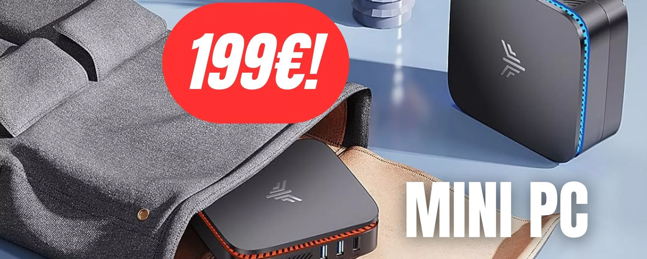 OFFERTA LAMPO: mini PC NiPoGi a 199€ su Amazon, POTENTE E COMPATTO