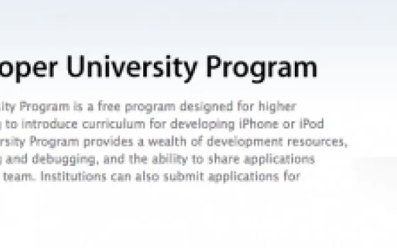 Apple lancia iPhone University