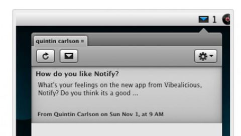 La versione 2.0 di Notify è un piccolo client IMAP molto funzionale