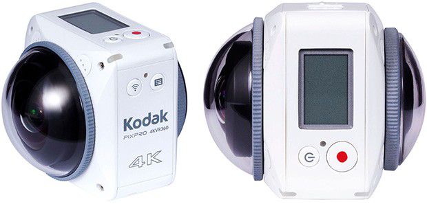 Kodak 4KVR360, videocamera per registrare filmati a 360 gradi