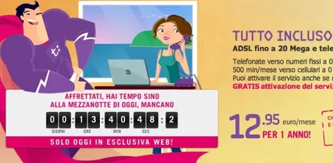Tiscali: piani Tutto Incluso in offerta speciale
