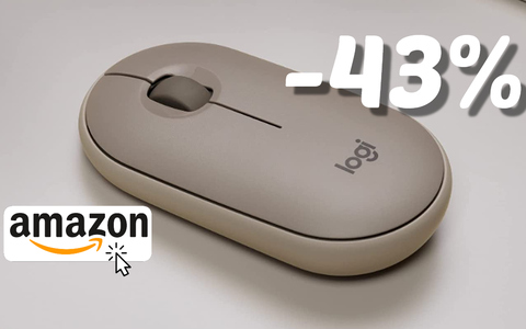Logitech Pebble, il mouse wireless ad un PREZZO RIDICOLO (-43%)