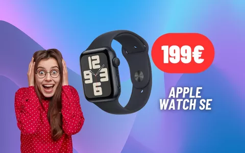 Apple Watch SE a meno di 200€: occasione PAZZESCA su Amazon