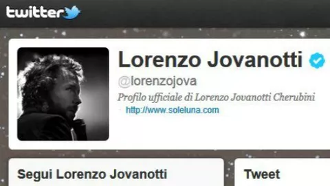 Jovanotti su Twitter: violato l'account