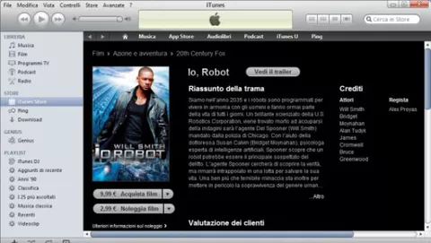 Apple apre la sezione film su iTunes store Italia. In arrivo anche la Apple TV?