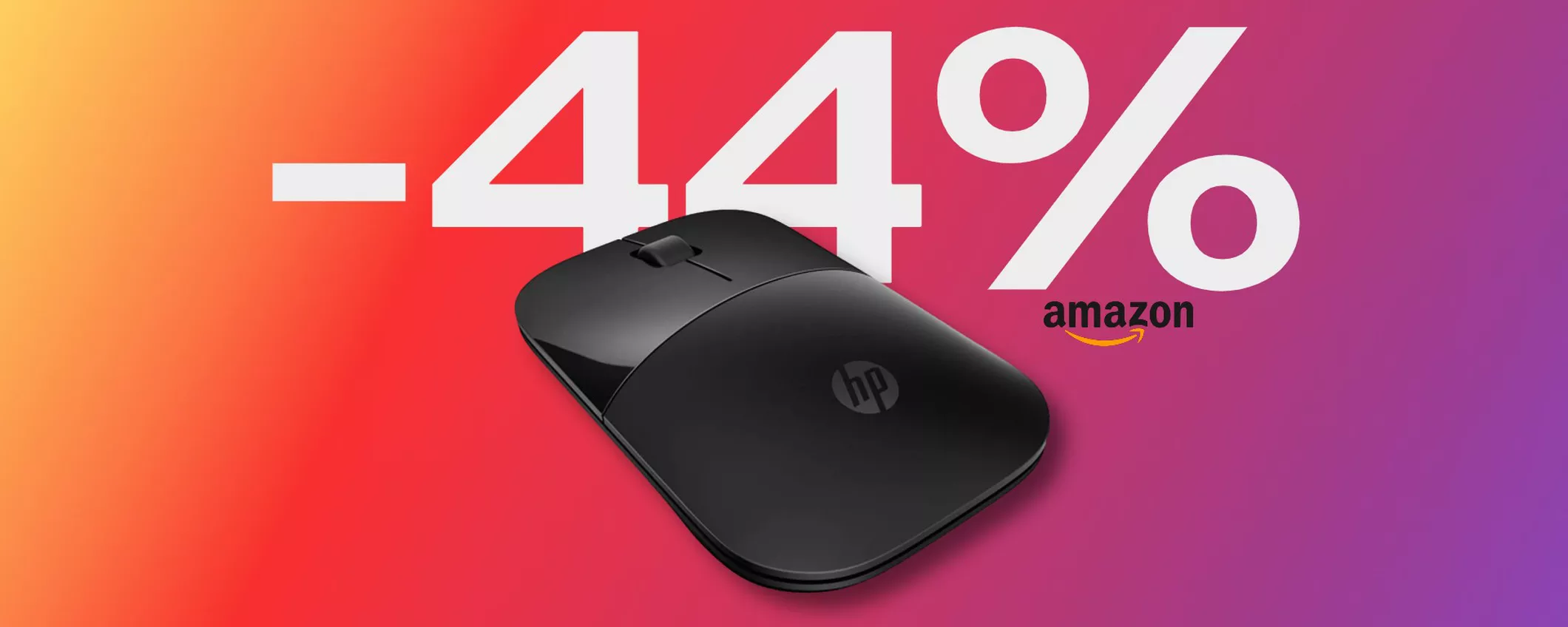 Mouse wireless HP Z3700: con lo SCONTO Amazon del 44% è REGALATO