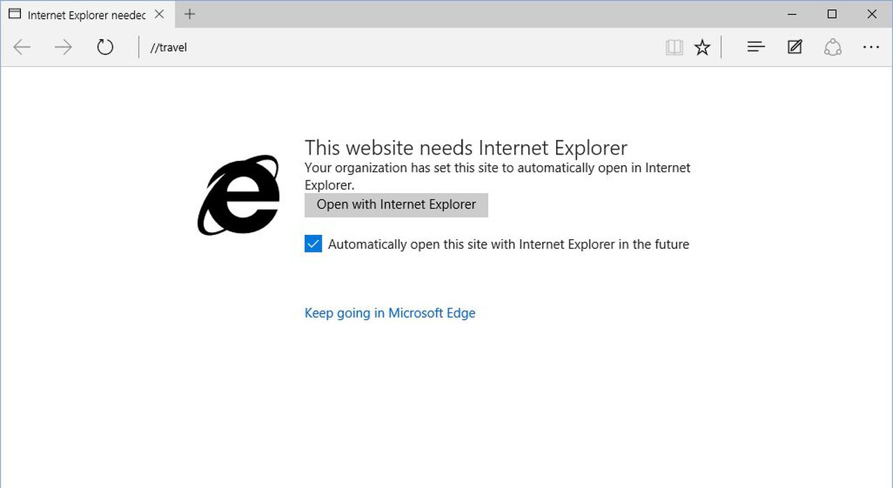 Windows 10 Internet Explorer перенаправляет на Edge. Edge открыть ie. Интернет эксплорер edge