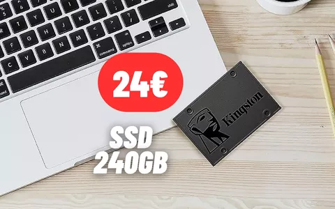 SSD Kingston da 240GB a 24€ su Amazon: OFFERTA PAZZESCA
