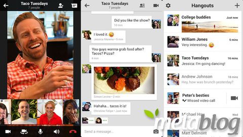 Google Hangouts, il sistema unificato di messaggistica per iOS, Android e PC