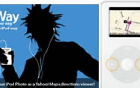 iWay: mappe e itinerari per iPod