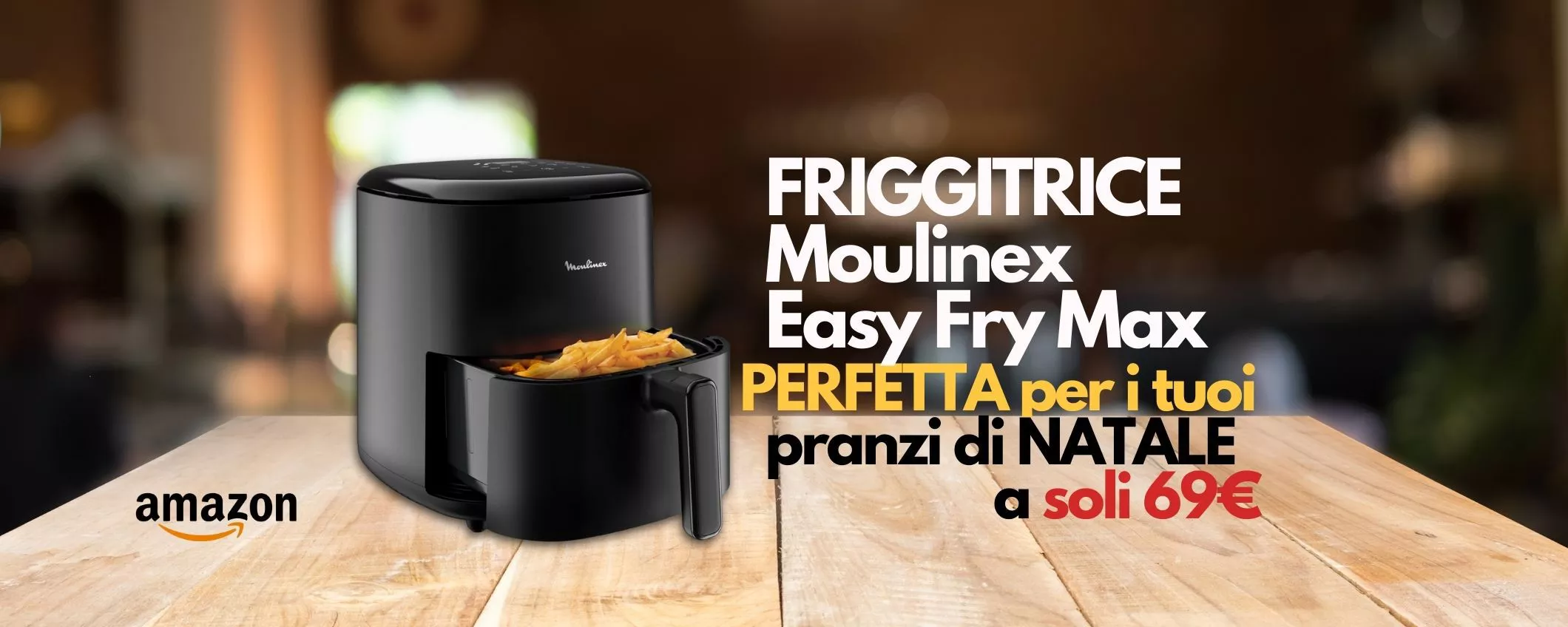 FRIGGITRICE Moulinex digitale Easy Fry Max a soli 59€: offerta