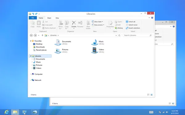 Windows 8 desktop