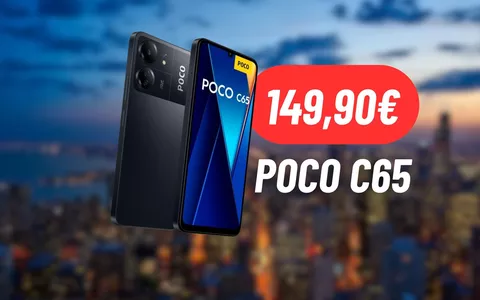 POCO C65, smartphone con batteria da 5000mAh e display da 6.7