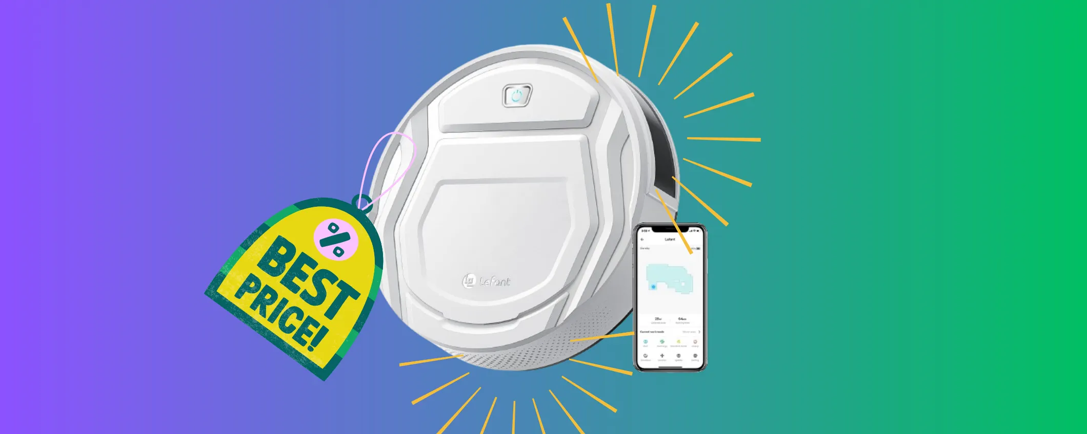 Robot Aspirapolvere Lefant: con il coupon eBay lo porti a casa a soli 74€