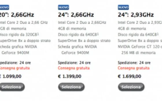 Apple lancia nuovi iMac, Mac Pro e Macmini