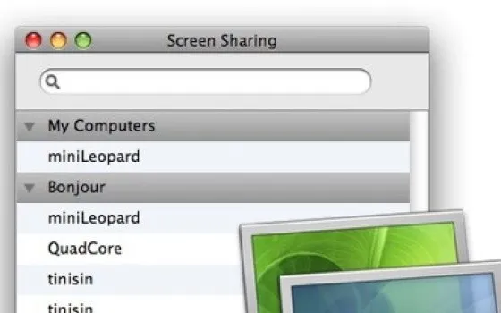 Ottenere di più dallo Screen Sharing integrato in Leopard