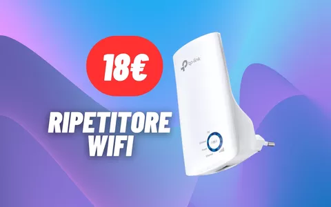 Potenzia la tua rete WiFi con il ripetitore TP-Link a 18€ su Amazon