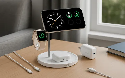 Anker MagGo 3-in-1: ordine, stile e ricarica rapida in offerta a 65€